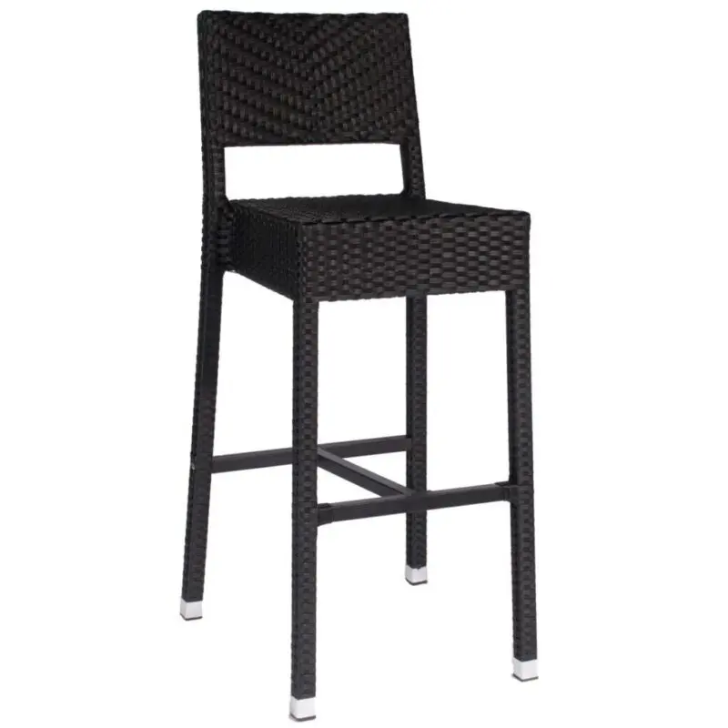 Barski stol Victory, črn